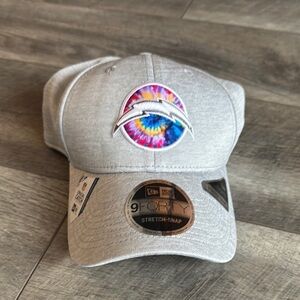 New Era Gray Tie-Dye Logo Cap